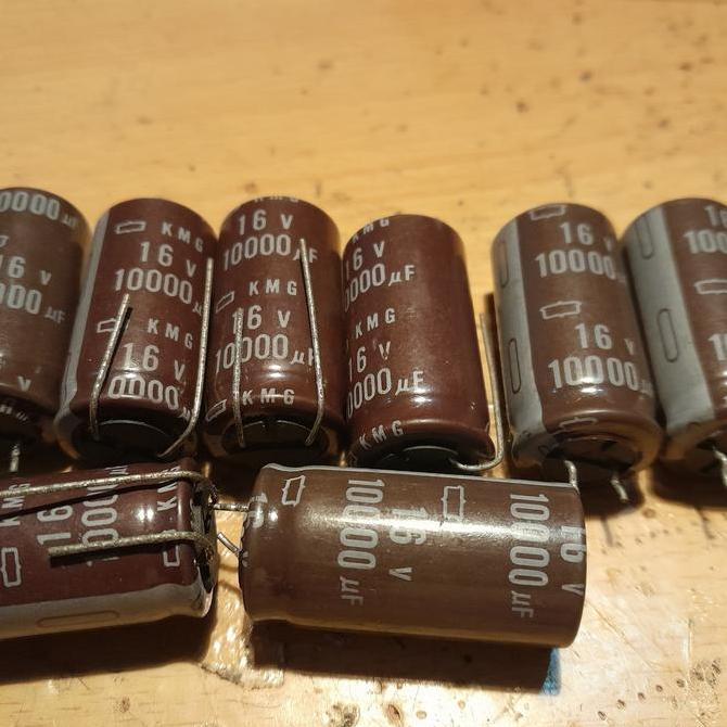 ELKO ELCO 10000UF 16V 10000 UF 16 V 10000UF/16V COKLAT SAF12