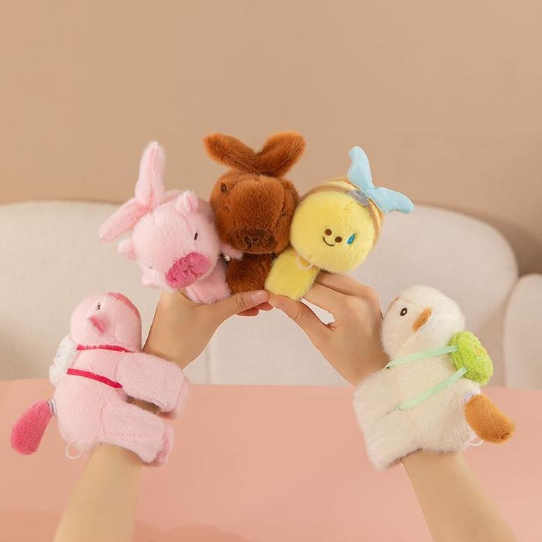 HEMAT Mainan Boneka Capybara/Capybara Ekor Putar/Gelang Kapibara/Dengan Sayap Bergetar Boneka Lumba-