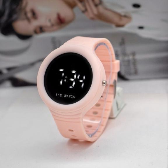 OFFICIAL WBS JAM TANGAN LED DIGITAL PRIA WANITA RUBBER ELECTRONIC FASHION COUPLE ANAK REMAJA PREMIUM