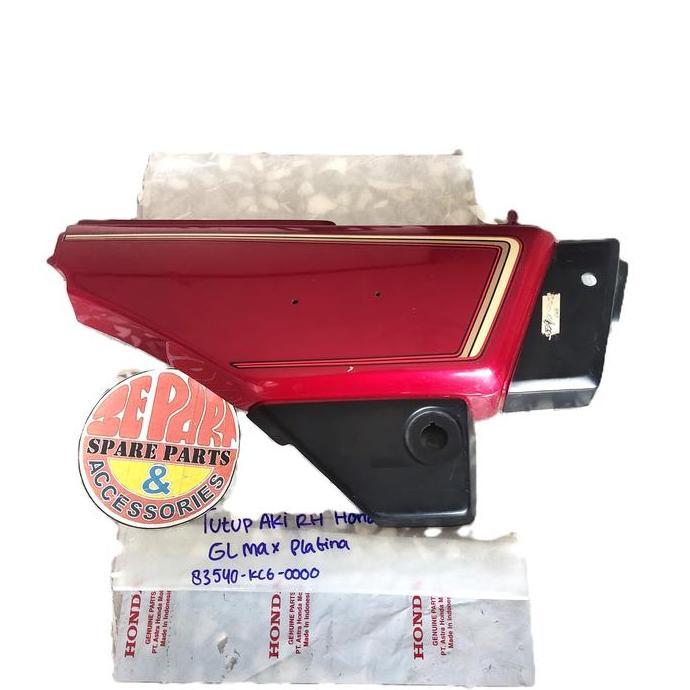 Box aki GL Pro Max PLatina Bok Tepong Accu KANAN MRERAH Ori Honda 83540-KC6-000