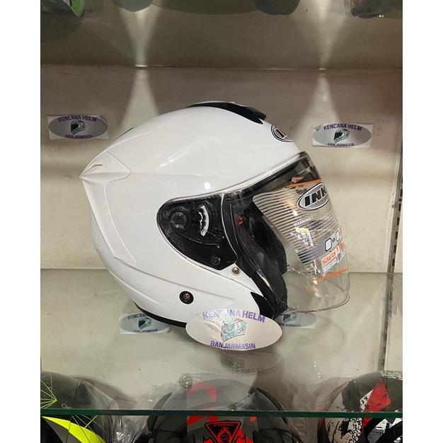 NEW Ink Dynamic Solid Helm Putih Ukuran M-XL [terbaik][terlaris]