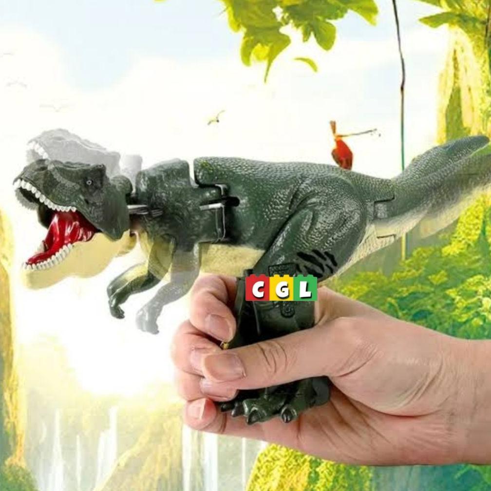 kualitas super cgl mainan dino viral t-rex dinosaurus gerak shaa shaa mainan anak