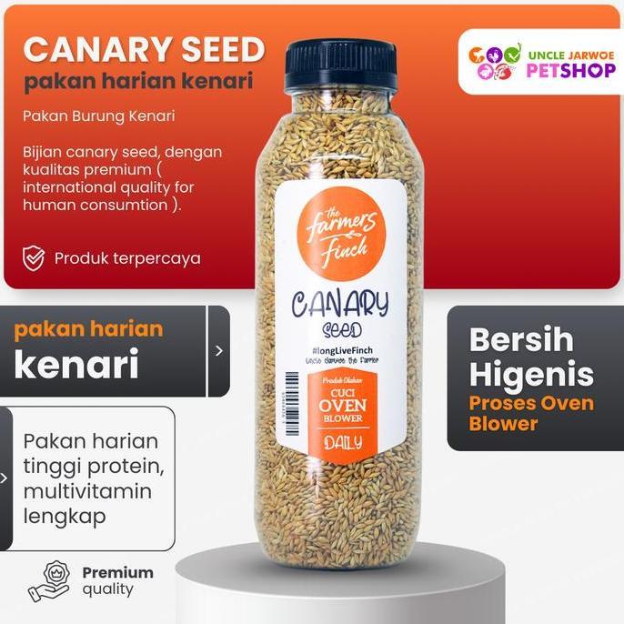 Kenari Seed Organic Bersih Canary Seed 500Ml Allshop