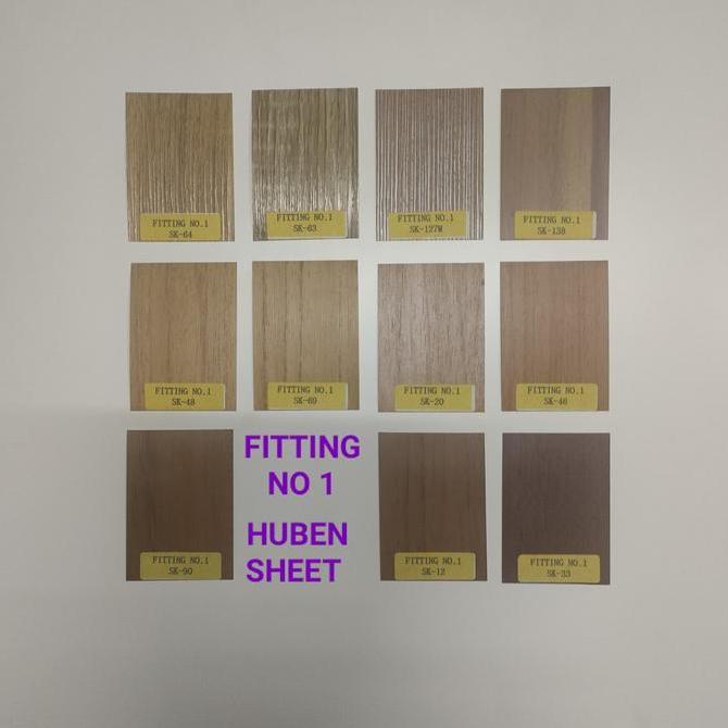 PVC SHEET TEBAL 0,3 WARNA URAT KAYU SEDANG TACO SHEET DECO HUBEN SHEET