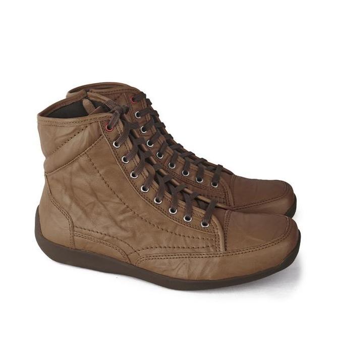 Sepatu Pria Boots Casual Gino Mariani Elario 2 Dark Brown