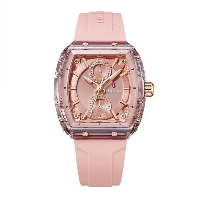 Jam Tangan Wanita EXP EX 6814 MFRRGPN Light Pink