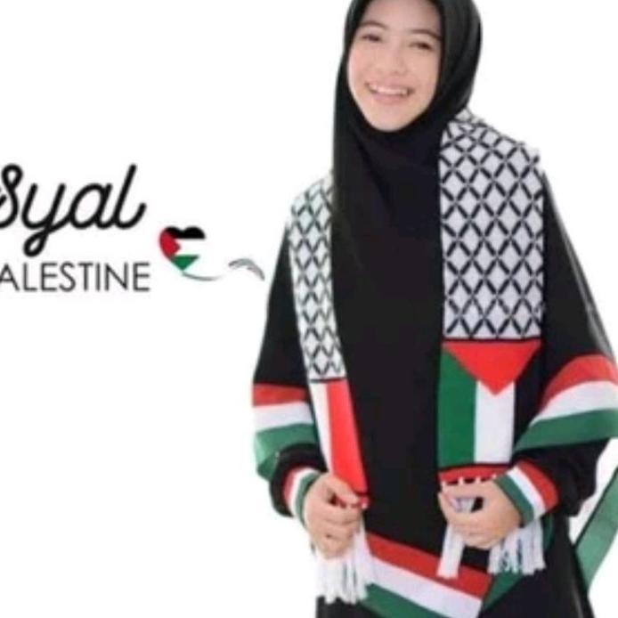 Syal Palestina Rajut Tebal