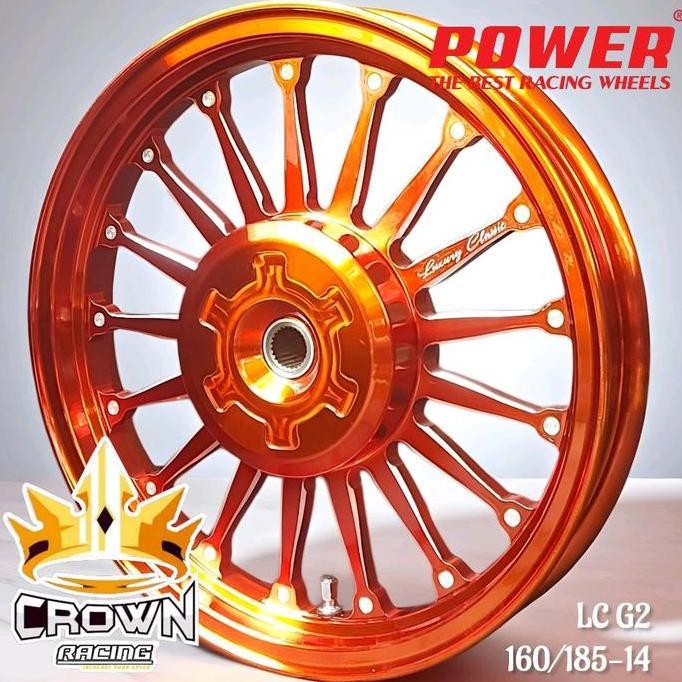 Terlaris Velg Power Luxury Classic G2 Beat / Scoopy / Genio / Spacy / Vario 110 125 150 / Mio Fino S