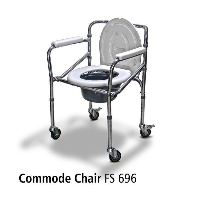 Kursi BAB Commode Chair Dengan Roda 696 OneMed