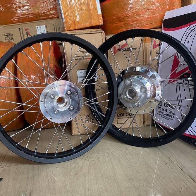 Terlaris (Bisa Cod) Velg Jari Jari Honda Megapro Gl Pro/Max Primus Tiger Revo Ring 17 Uk 140/160 Ter