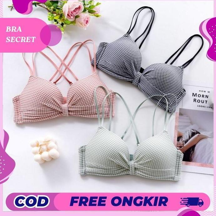 Bra Secret-BS 093 Bra Jepang Sexy Tanpa Kawat Bra Import Premium Asian