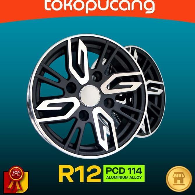 Terlaris Ada Ready Velg Racing R12 Pcd 114 Ring 12 Pcd114 Rim Aluminium Alloy Untuk Mobil Mini Jeep 