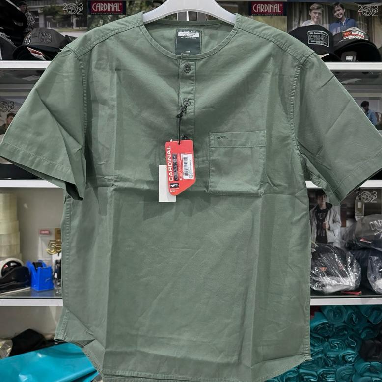 Free Ongkir Baju Koko Cardinal Bigsize Original Lengan Pendek / Kemeja Koko Cardinal Jumbo