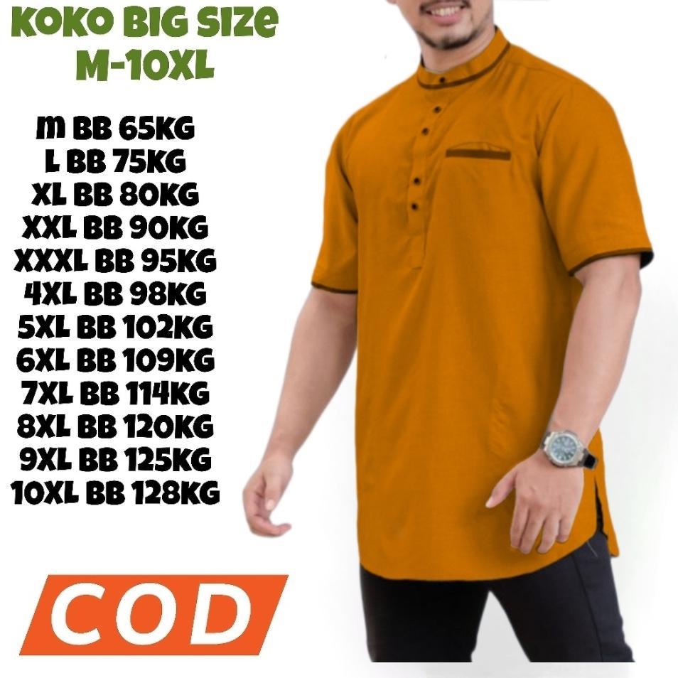 Diskon Koko Kurta Baju Muslim Size Super Jumbo Xxxl 4Xl 5Xl 6Xl 6Xl 7Xl