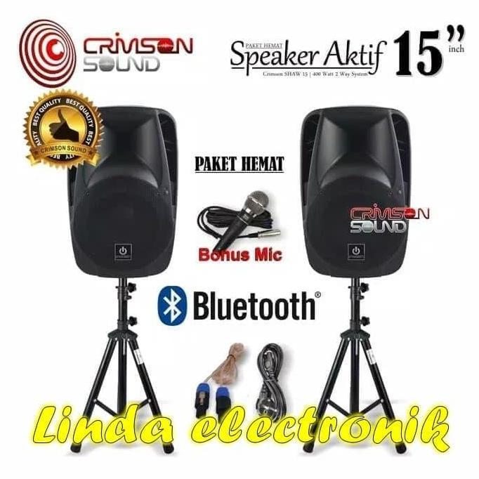 sinta.nyoh / SPEAKER AKTIF 15 INCH CRIMSON SHOW Diskon
