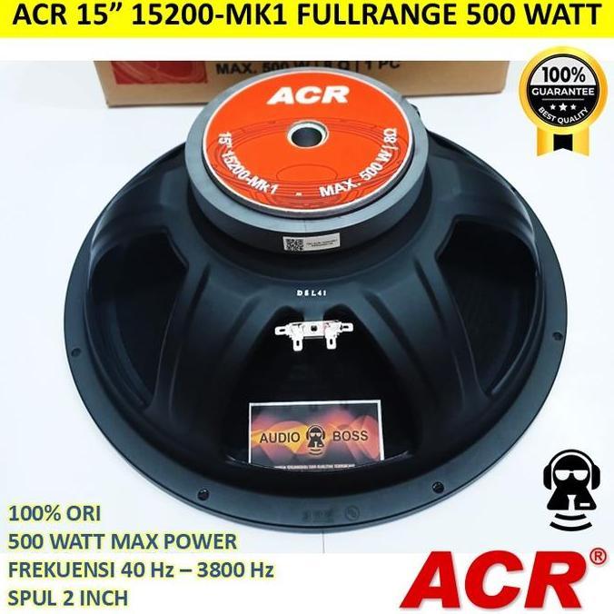 yellowbench / Speaker 15 inch ACR Full Range 15200 New / 15" ACR Full Range 15200 Diskon