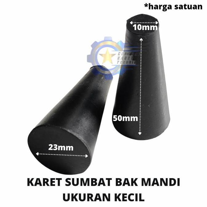 KARET SUMBAT BAK MANDI KECIL-KARET TUTUP SUMBAT BAK MANDI