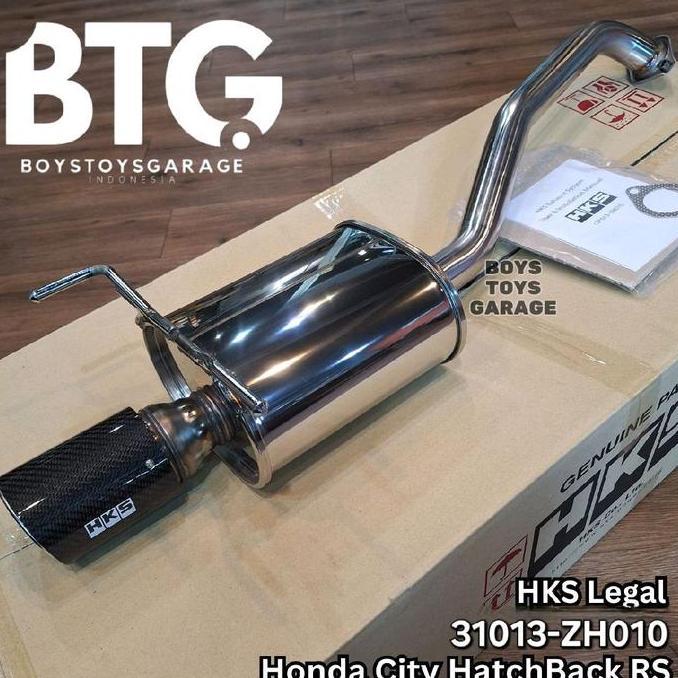 Knalpot HKS Honda City HB Hatchback RS 1.5 GN HKS Legal Muffler Ori terlaris
