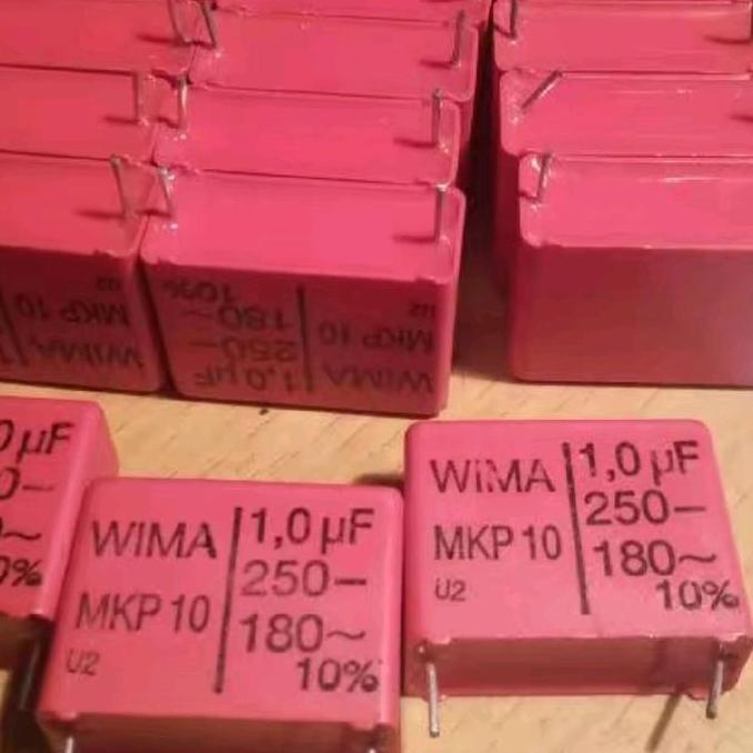 CAPACITOR MKP10 1UF 180V 250V 1 UF WIMA SAF12