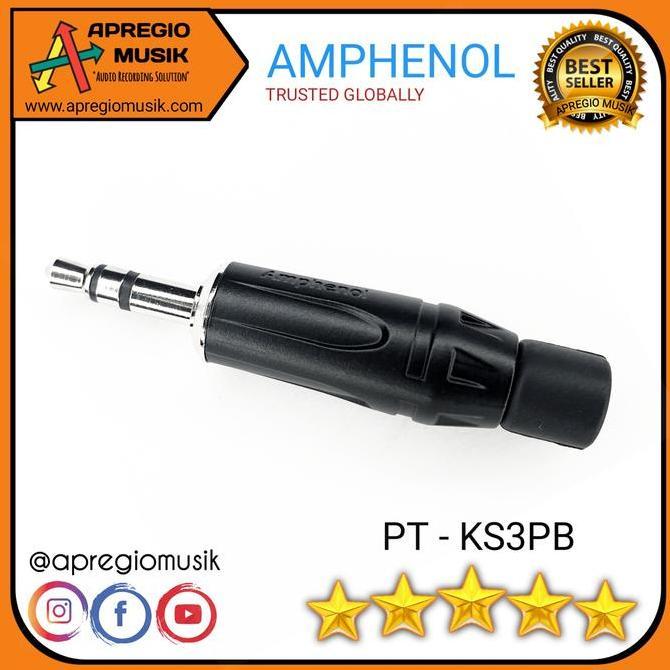selatansana / Jack Amphenol mini AUX Stereo 3.5mm PT KS3P B ORIGINAL Diskon