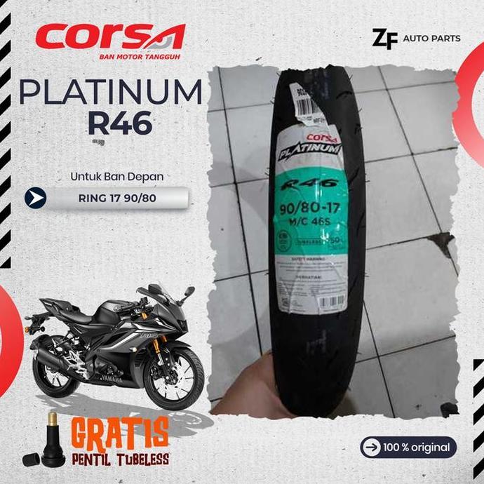 BAN CORSA R46 Ring 17 TUBELESS PLATINUM SOFT COMPOUND