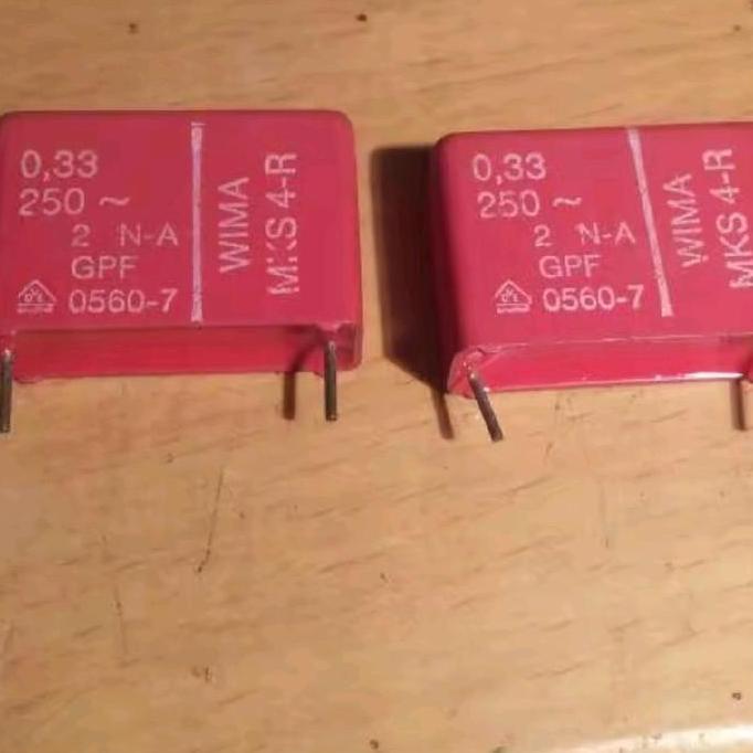 MKS4 MKS4-R  MKS 4 WIMA 0.33 0.33UF 330N 330 NF  330NF 250V SAF12