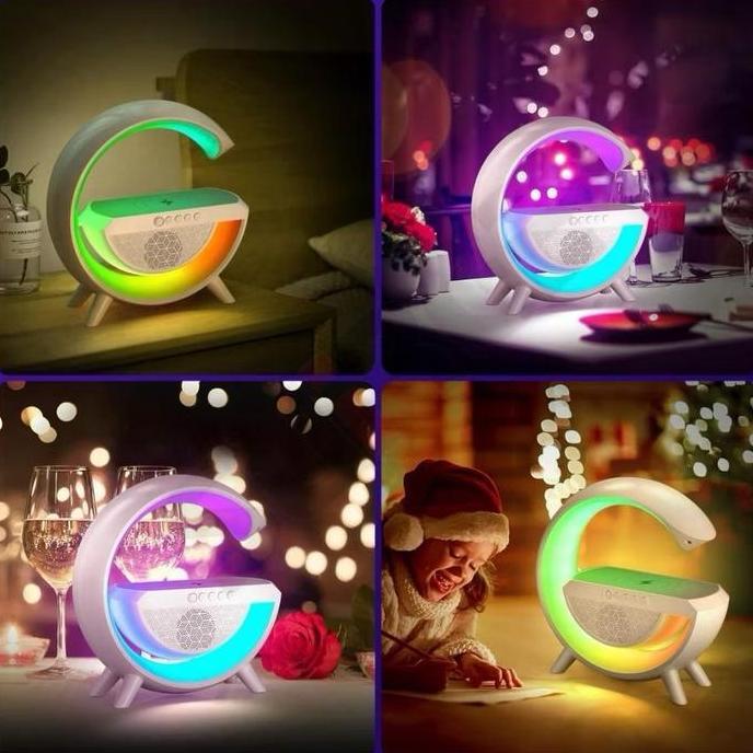 fahmifahstore / Speaker Bluetooth NixNox G1 lampu RGB Led Light 12model Meja Lampu Tidur Support Wir