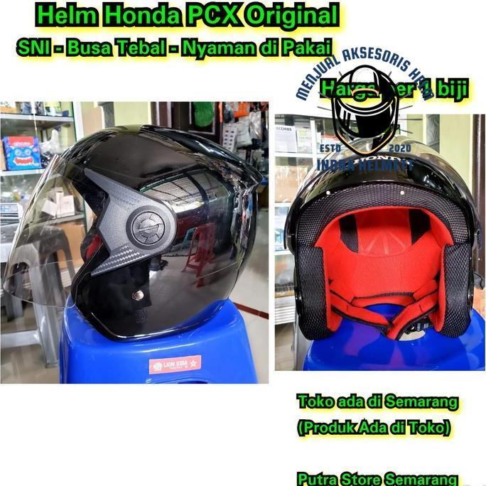 HELM PCX ORIGINAL HELM HONDA PCX ORIGINAL HELEM SNI ASLI KUALITAS BAGU