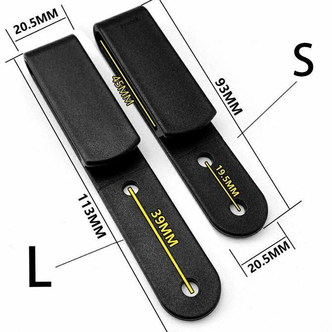 Kydex IWB Holster clip ukuran L
