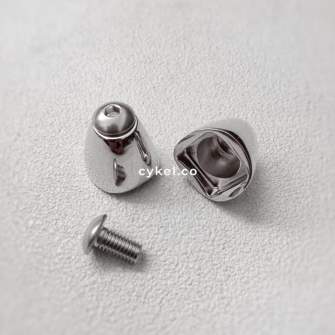 blue lug downtube shifter boss cover silver