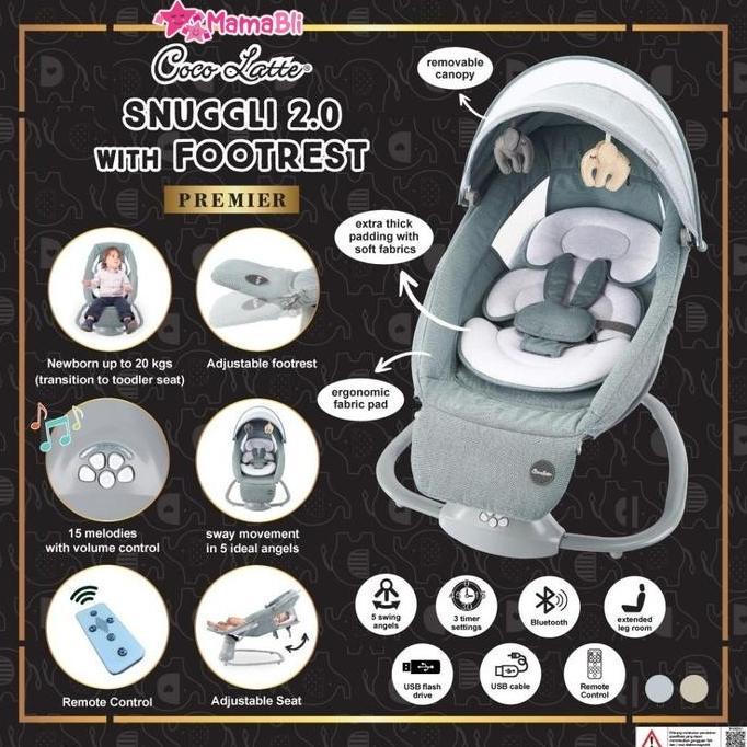 Bouncer Cocolatte Weeler Snuggli Elektrik /Swing Cocolatte Weeler /Patio /Loungez /Cocolatte Snuggli