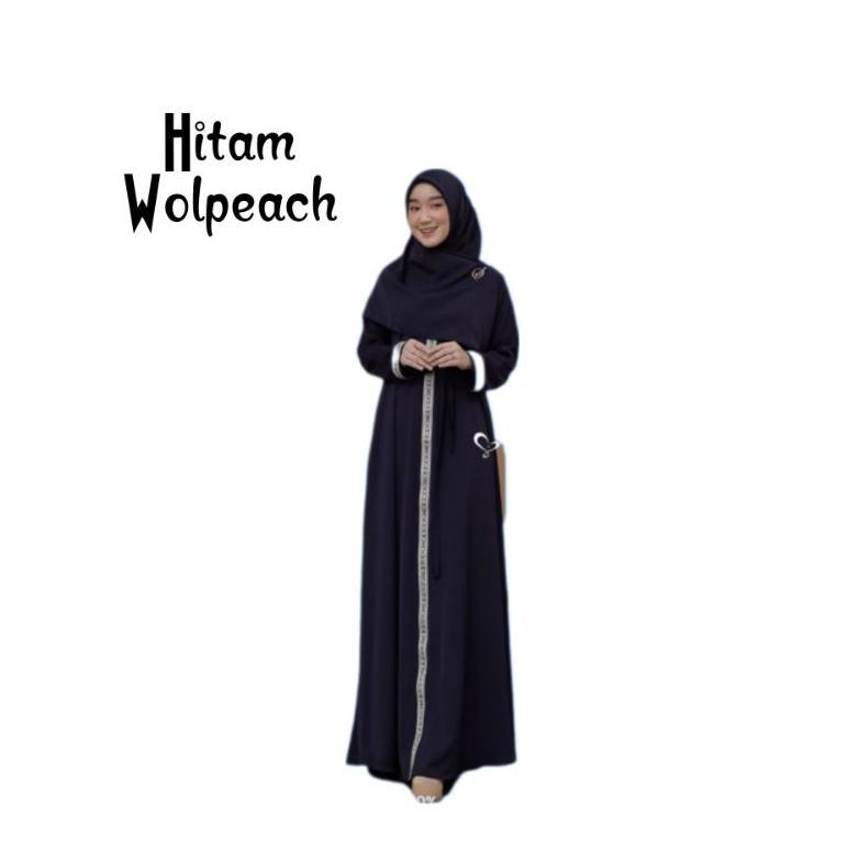 Diskon Gamis Mewah Abaya Renda Cantik Premium/Gamis Maxi Panjang Tali Pinggang Kekinian/Abaya Dubay 
