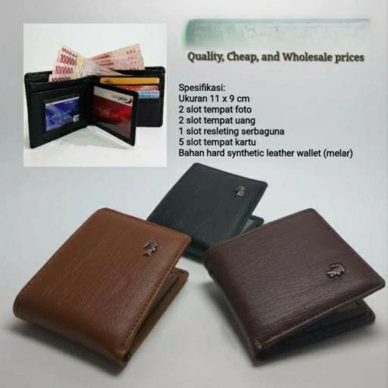 Dompet Pria | Dompet Pendek Pria Kulit | Dompet Lipat Pendek Pria Bahan Kulit