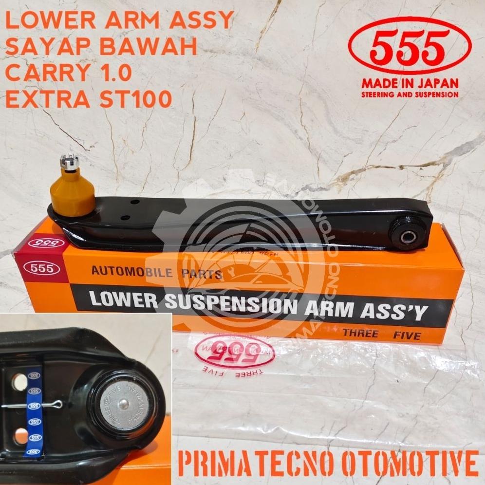 LOWER ARM SAYAP BAWAH SUZUKI CARRY 1.0 CARRY 1000 EXTRA ST100 BALL JOINT MEREK 555 JAPAN SANKEI PART