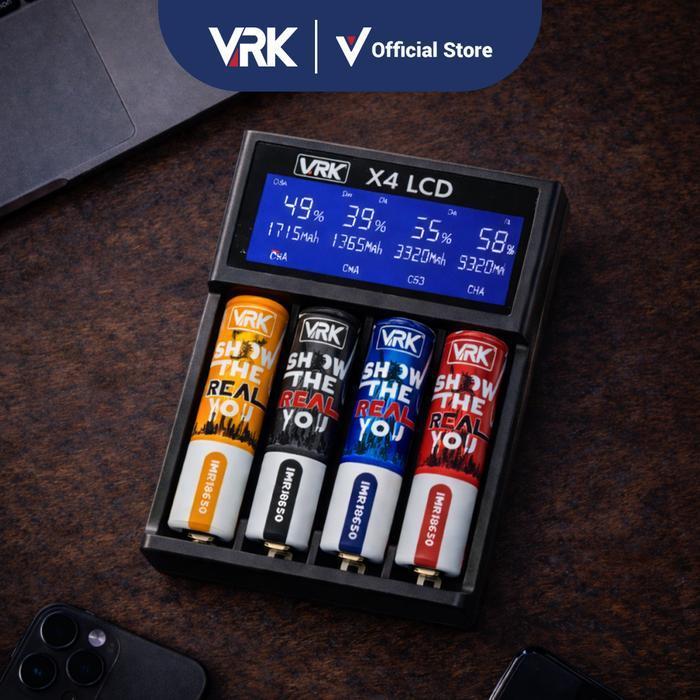 CHARGER BATERAI VRK X4 LCD ORIGINAL DAN TERPERCAYA