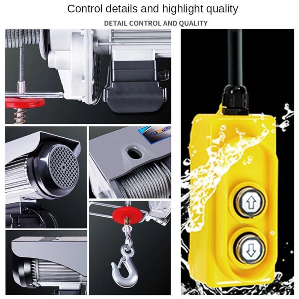 (Lestary Store) PA-300 PA-400 PA-800 PA-1200 Electric Hoist Wire Rope Panjang 12M 20M Indoor dan Out