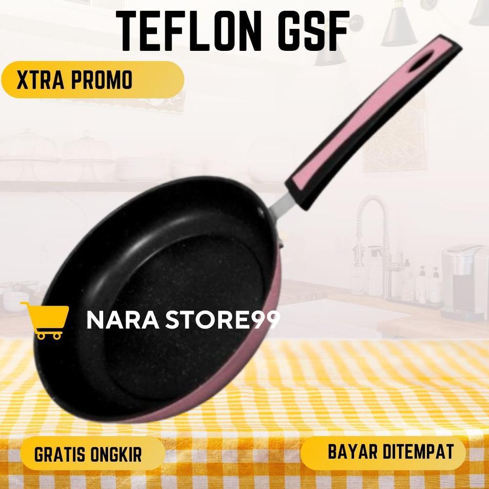 NEW wajan teflon gsf frypan gsf teflon series g-1522 g-1520 g-1526 teflon anti lengket gsf 22 20 26 