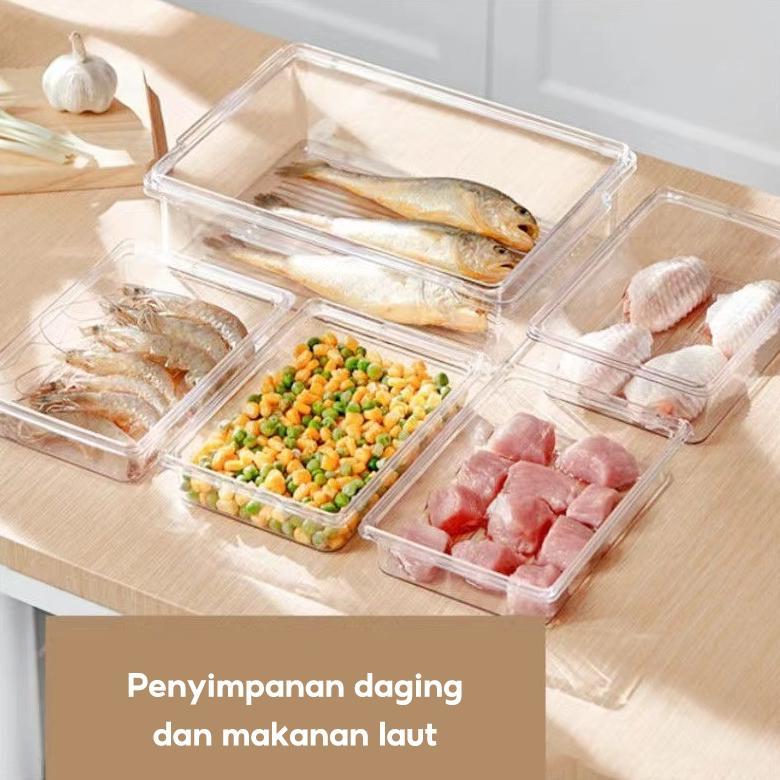 TERBARU Kotak Penyimpanan Kulkas food container kulkas tempat penyimpanan makanan storage kulkas kon