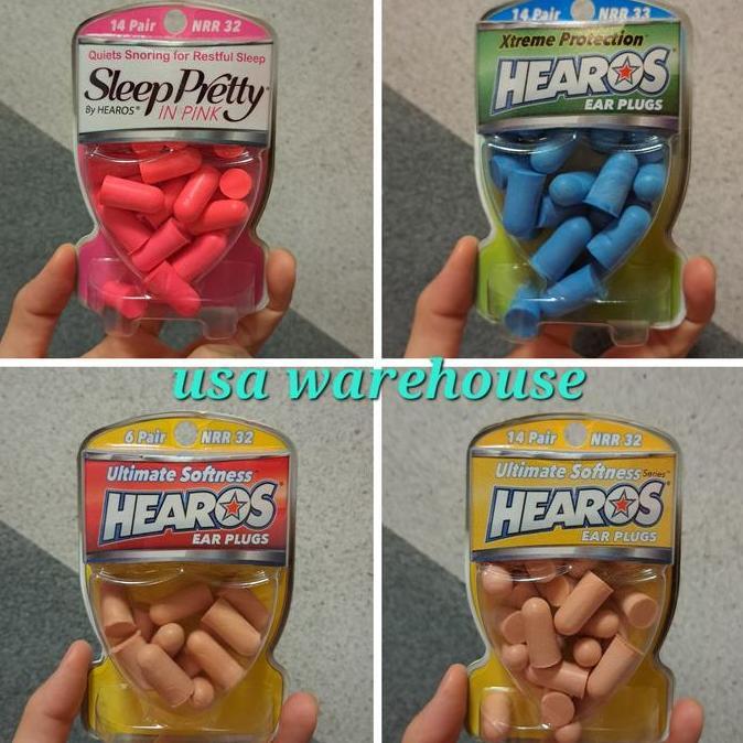 Hearos Ear Plugs Xtreme Protection Sleep Pretty NRR 32 NRR 33