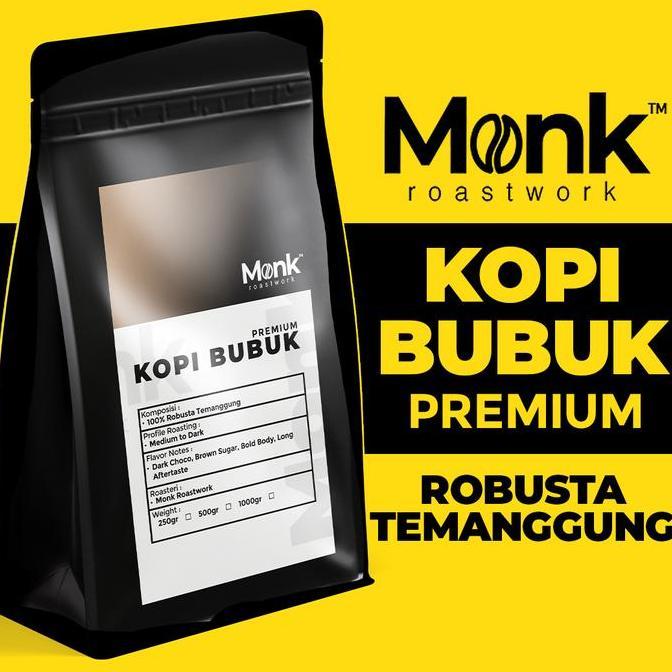 Kopi Bubuk Robusta Temanggung 100% Asli - Bubuk Kopi Asli Robusta - Kopi Robusta Temanggung Murni