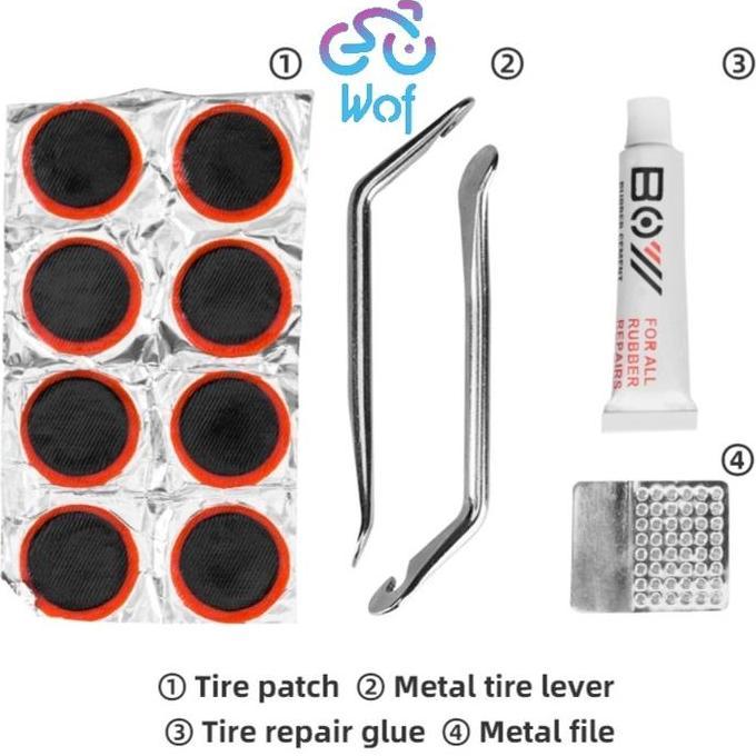 ROCKBROS GJ2145 Tool Set Patch Sepeda Cungkilan Lever Lem Tambal Ban