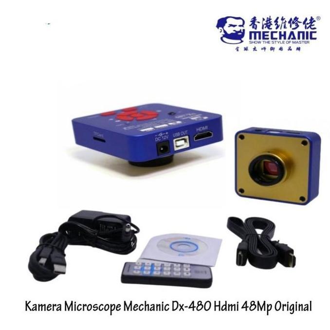 KAMERA MICROSCOPE MECHANIC DX-480 HDMI 48MP ORIGINAL