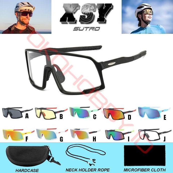 Kacamata Sepeda Gowes Lari Hiking Sutro UV400 Polycarbonate XSY 9321
