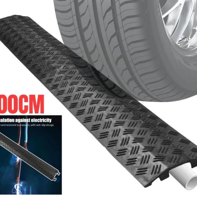 100Cm Kabel Duct Lantai Hitam Penutup Kabel Lantai Floor Cable Duct Kabel Ducting Lantai