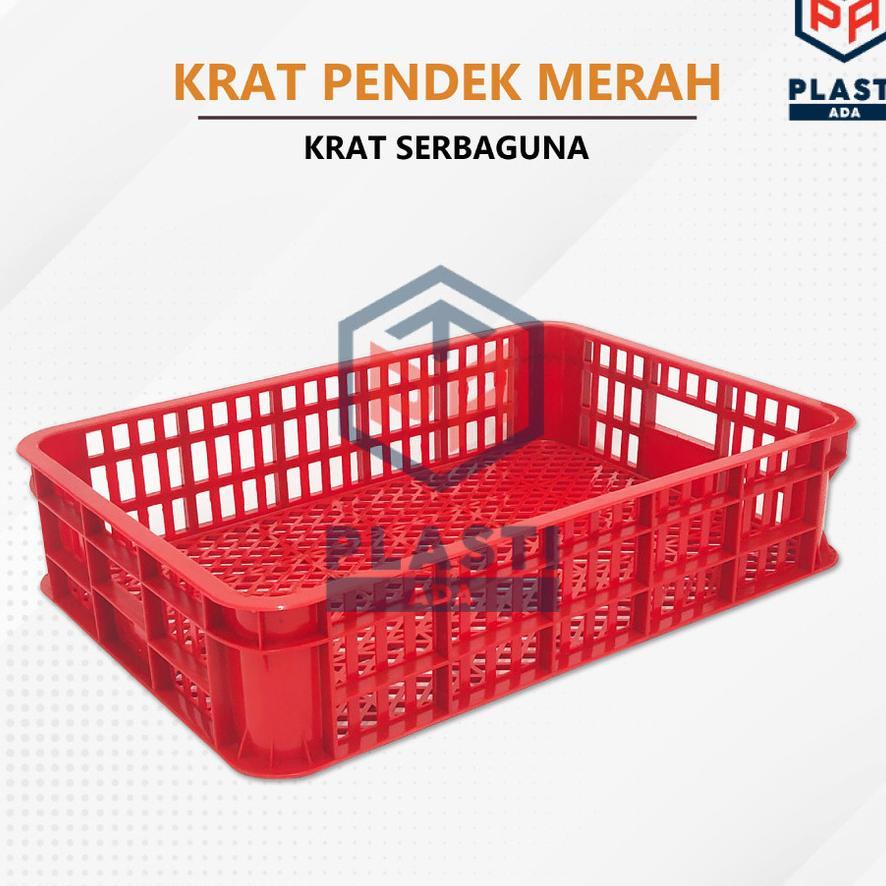 Krat Pendek - Keranjang Serbaguna / Keranjang Roti / Keranjang Plastik