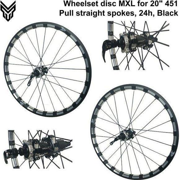 MXL CNC 20 inch 451 Disc Wheelset Folding