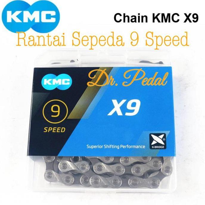 Rantai KMC 9 Speed - Rantai Sepeda 9 speed - KMC 9 speed - rantai kmc