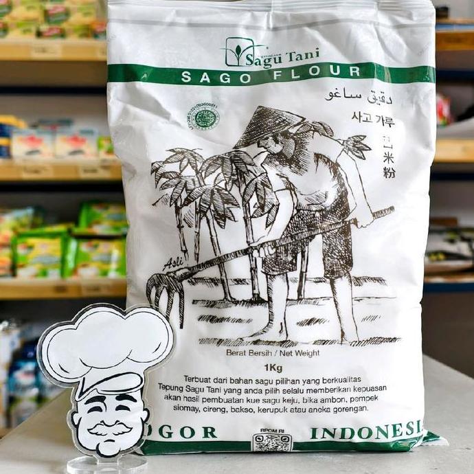 Farina- Sagu Tani Bogor 1Kg / Tepung Sagu Tani 1Kg