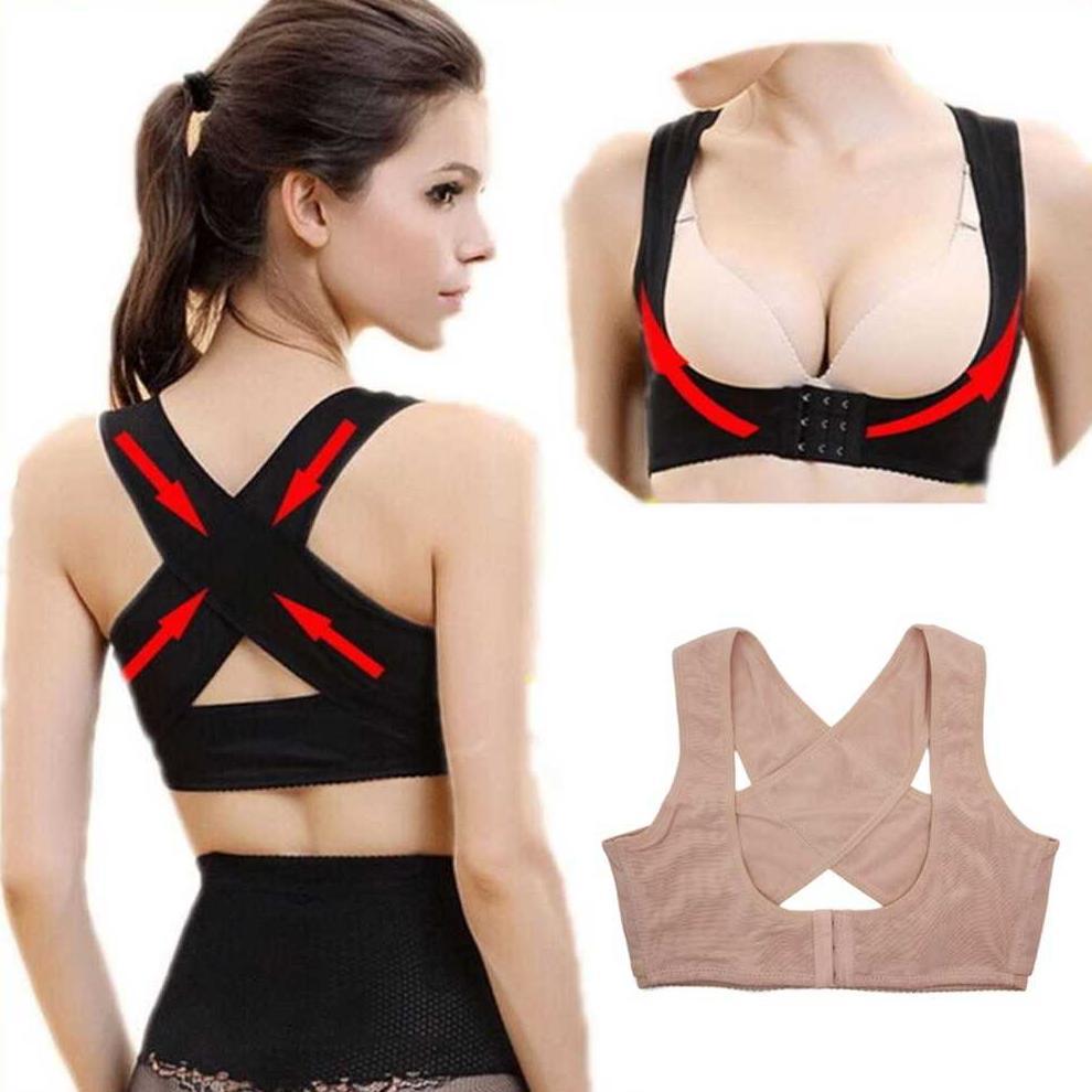 Korset Penegak Punggung Push Up Dada Body Harness Korektor Postur Punggung Push up Bra Dada Diskon