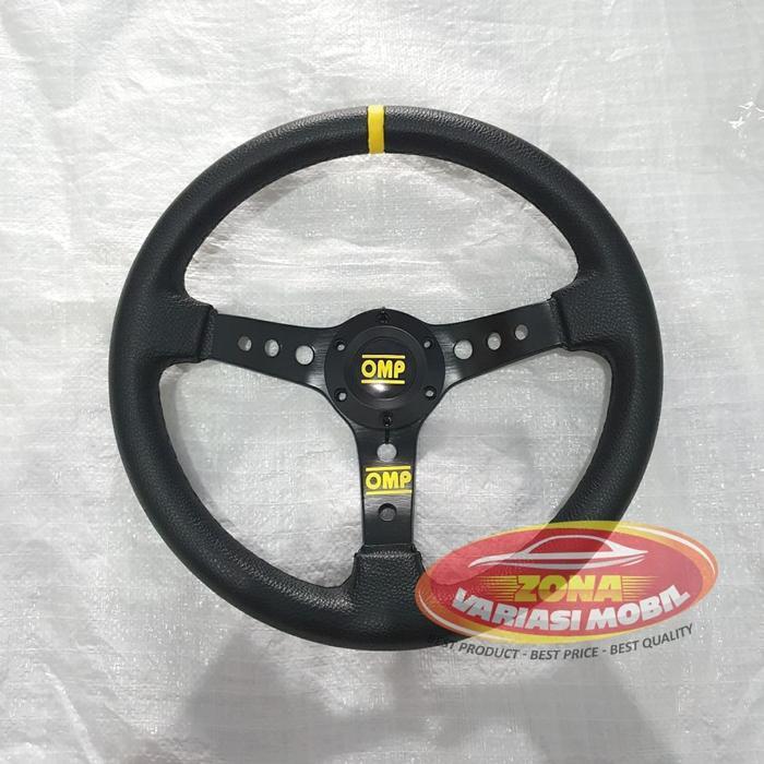 Stir Steer Setir Racing Mobil Universal 14 Inch Palang 3 Omp Hitam Car Original Dan Terpercaya